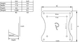 Gladiator Joe Dell Monitor VESA Adapter Bracket GJ0A0002-R2