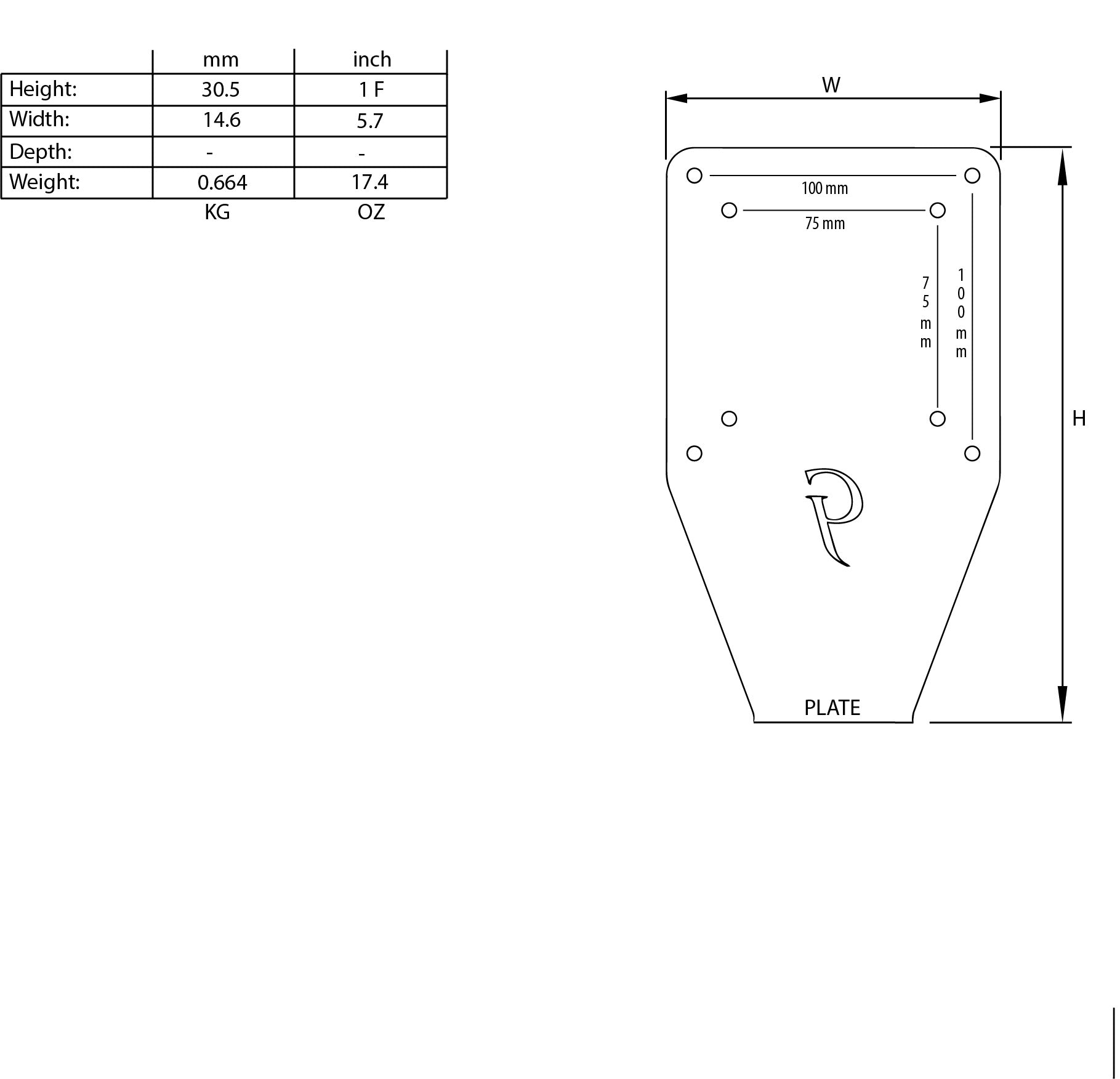 Gladiator Joe Monitor VESA Riser - GJ0A0053-R1