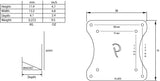 Gladiator Joe Acer Monitor VESA Adapter Bracket - GJ0A0055-R2