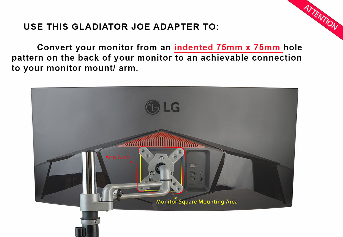 Gladiator Joe VESA Adapter Bracket -GJ0A0138-R0